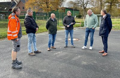 Beteiligte Personen bei der Eröffnung Baugebiet Kreuzberg